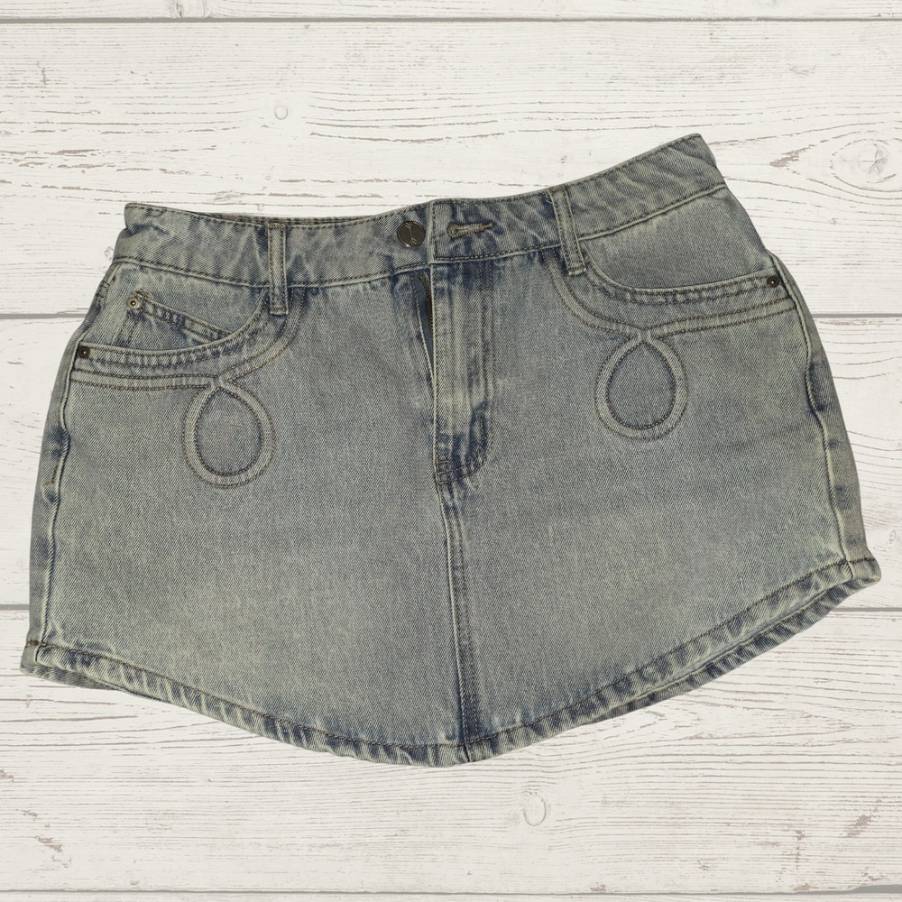 Banjara Denim Mini Skirt | Size 7/27 Denim Mini Skirt